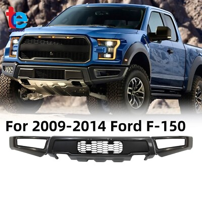 #ad Painted For 2009 2014 Ford F 150 Front Bumper Conversion Raptor Style Grey Steel $174.03