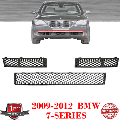 #ad Front Bumper Grille Kit For BMW 2009 2012 BMW 740i 740Li 750i 750Li $91.15