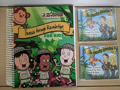 #ad The Amazing Adventure for Kids: Journey Through the Bible Book by Book w Two CDs $30.00