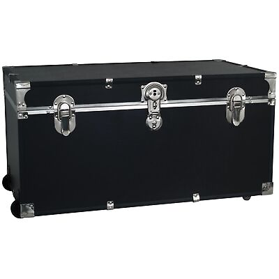 #ad 31quot; Trunk with Wheels amp; Lock Black $130.88