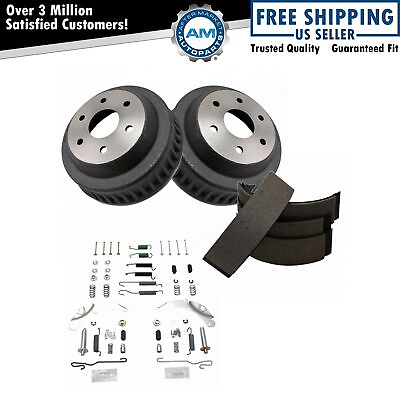 #ad Rear Brake Kit Drums Shoes amp; Hardware w Adjusters 11.15quot; x 2.75quot; Drums for GM $252.72