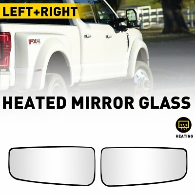 #ad LH Front amp;RH Side Lower Heated HD For 15 20 Mirror Glass Ford F150 Pickup Truck $32.29