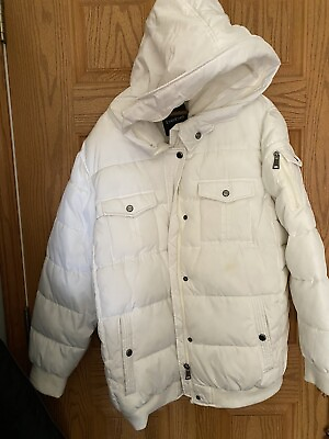 #ad White Bebe Coat 2x And Jean Jacket From Fashion Nova 3x $50.00