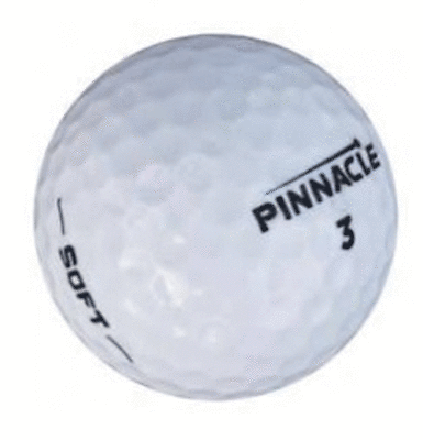 #ad 100 Golf Balls Pinnacle Soft White AAAAA $77.96