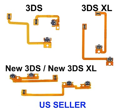 #ad Replace Left Right L R Shoulder Trigger Button Flex Cables Nintendo New 3DS XL $4.49