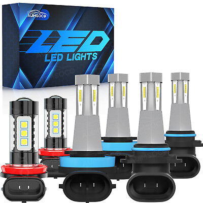 #ad For Chevy Sonic 2012 2013 2016 6000K LED Headlight Hi Lo Fog light Bulbs Combo $39.99