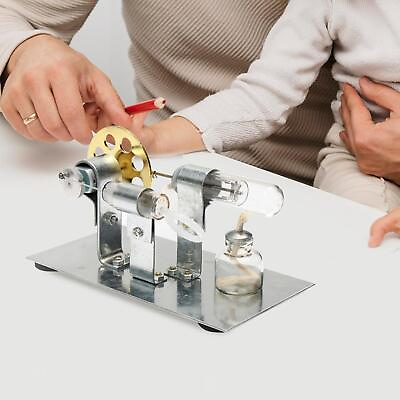 #ad Hot Air Sterling Engine Model Physics Science Experiment Toy for Kids 4 5 6 $26.24