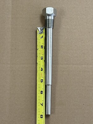 #ad 1 2 260S U71 2 304SS 1 2NPT INT EXT THERMOWELL 7.5quot; INSERTION X 1 4quot;STEM OMEGA $98.00