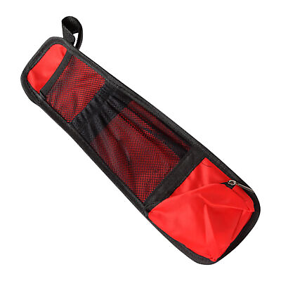#ad Car Seat Side Back Storage Organizer Mesh Multi Pocket Hanging Bag Holder red $9.37