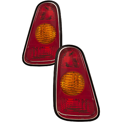 #ad Tail Light Pair Fits 02 06 Mini Cooper Hatchback Driver Passenger Tail Lamp Pair $72.44