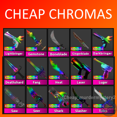 #ad Roblox Murder Mystery 2 MM2 Super Rare Chroma Knives and Guns *FAST DELIVERY* $0.99