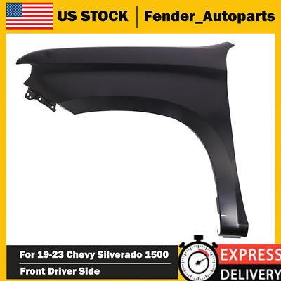 #ad For Chevy Silverado 1500 2019 2023 Fender Driver Side Front Primed Steel $304.25