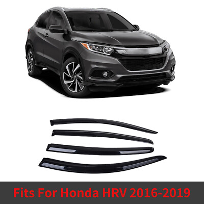 #ad Fits for Honda HRV 2016 2019 Acrylic Window Visors Sun Rain Deflector Guard $26.14