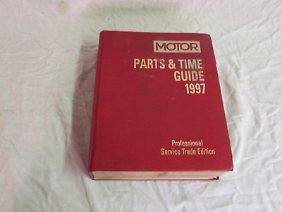 Used MOTORS parts and time guide 1997 professional service trade edition $20.00