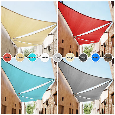 #ad ColourTree Triangle Right Angle Sun Shade Sail Canopy Fabric Outdoor Patio $59.99