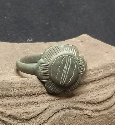 #ad Ancient ring from the 14th 16th centuries AD. $130.00