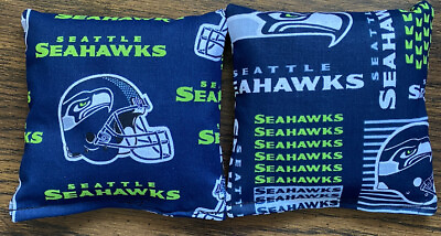 #ad Seattle Seahawks Cornhole bags handmade Set of 8 bags. Meets ACA Regulation $29.00