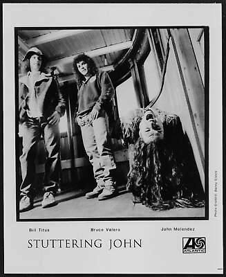 #ad #ad Stuttering John Original 1994 Atlantic Records Promo Photo $10.36