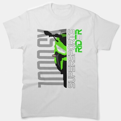 #ad Supersports Rider Kawasaki Ninja 1000SX Classic T Shirt Best Gift Multicolor $24.90