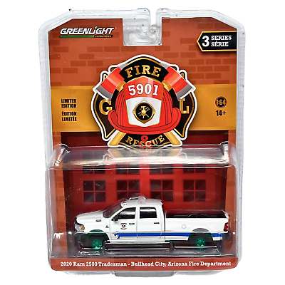 #ad Greenlight Fire amp; Rescue 2020 Ram 2500 Tradesman GREEN MACHINE 1:64 Diecast C $39.99