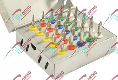 #ad Conical Drills Kit 25pcs Set with stoppers Dental Implant Guided $135.00