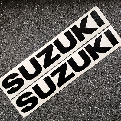 #ad Suzuki GLOSS BLACK decals 750 stickers 600 gsxr 1000 sv 650 250 gsx f 8r moto gp $4.99