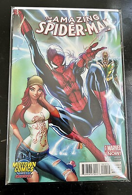 Amazing Spider man #1 Vol #3 J Scott Campbell Midtown Exclusive variant NM $8.50