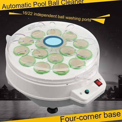 #ad Automatic Billiards Ball Cleaner Billiards Cleaning Machine 16 22 Balls US UK $252.86