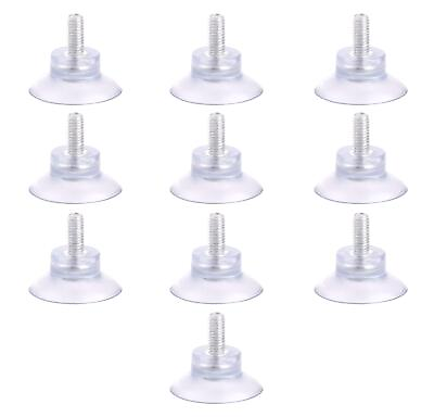 #ad 10 Pcs M6x13mm Rubber Strong Suction Cup Screw with 35mm Sucker Hanger Pads f... $17.24