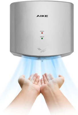 #ad Air Wiper Compact Hand Dryer 110V 1400W Silver with 2 Pin Plug Model Wiper New $153.99