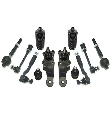 #ad 12 Pc Suspension Kit for Toyota Tundra Tie Rod Ends Ball Joints Sway Bar Ends $80.56