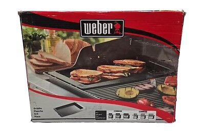 #ad Weber 7599 Cast Iron Griddle For Genesis II amp; II LX 300 400 600 Gas Grill NEW $109.99