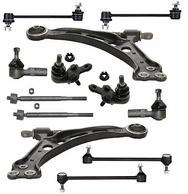 #ad 12 Pc Suspension Kit for Toyota Lexus Camry ES300 Avalon Control Arms Sway Bar $103.33