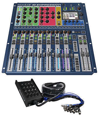 #ad Soundcraft Si Expression 1 Digital Mixer DSP 66 Mixing Inputs16 Ch Snake Cable $3090.00