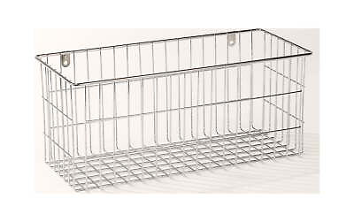 #ad More Inside Large Wire Basket Durable Cabinet Organizer Silver $28.82