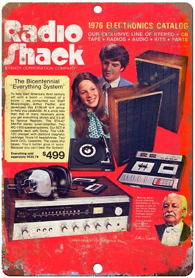 #ad 1976 Radio Shack Catalog Vintage Reproduction Metal Sign D02 $21.95