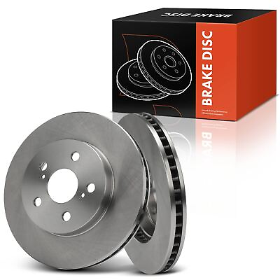 #ad 2Pcs Front Side Disc Brake Rotors for Toyota Corolla 2020 2022 2023 Prius Hybrid $51.99