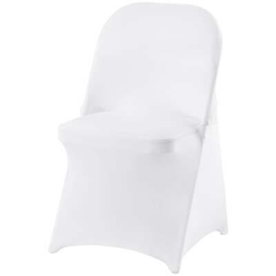 #ad White Stretch Spandex Chair Covers 12 PCS Wedding Party Banquet Decoration $23.29