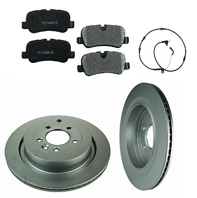 #ad x2 CenTric REAR Brake Rotor Disc Sensor Pad Kit For Land LR3 Range Rover Sport $178.40