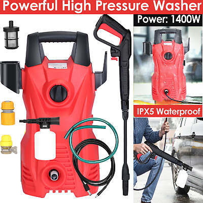 #ad 3000PSI Pressure Electric High Pressure Washer 1400W Car Motor Jet Sprayer 2GPM $99.89