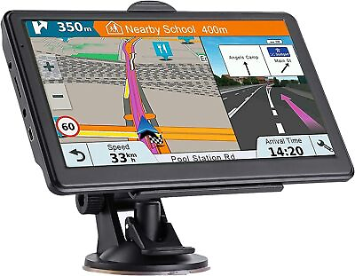 #ad 7quot; Gps Navigation for Car Truck Bus Touch Screen Maps Spoken Direction 2023 NEW $47.89
