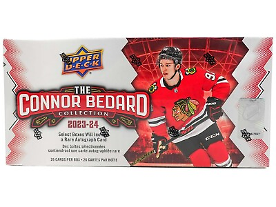 #ad 2023 24 UD Upper Deck Connor Bedard Collection Box Set Factory Sealed IN HAND $47.25