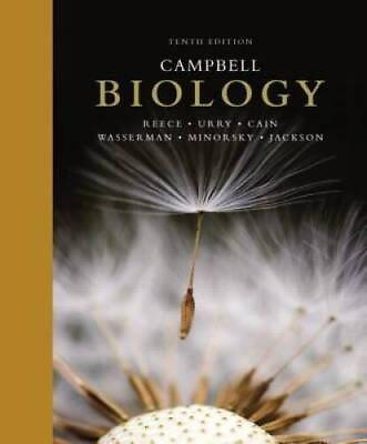 Campbell Biology 10th Edition Hardcover By Reece Jane B GOOD $15.98