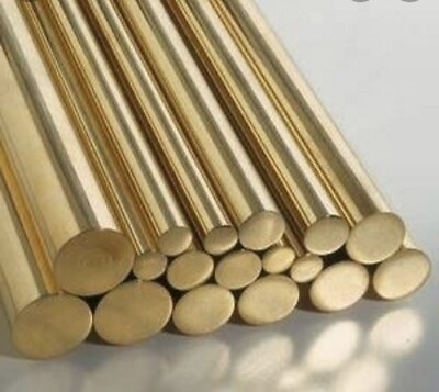 #ad Brass Rod .125quot; 1 8 x 12quot; Alloy 360 Round Bar $18.68