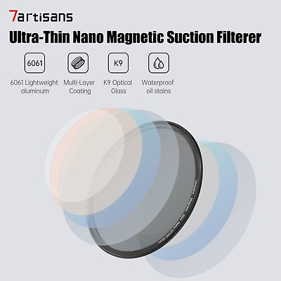 #ad 7artisans 67 72 77 82mm MRC UV Nano Magnetic Circular Camera Lens Filter Kit $58.00