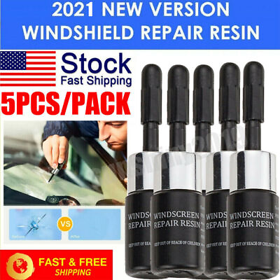#ad #ad 5 Pack Car Glass Nano Repair Fluid Automotive Windshield Resin Crack Glue Kit US $7.49