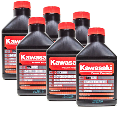#ad 6PK 6.4oz 50:1 2.5 Gallon 2 Cycle Engine Oil For Kawasaki K TECH 99969 6084 $24.99