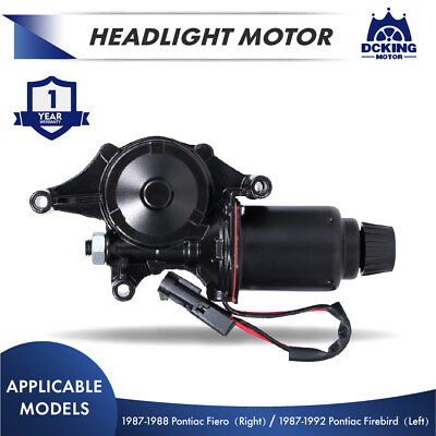 #ad Headlight Motor For Pontiac Fiero 87 88 Right And Firebird 87 92 Left 16507926 $99.99