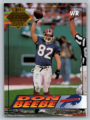 #ad 1994 Collector#x27;s Edge #7 Don Beebe 1st Day Gold NR MT $1.95