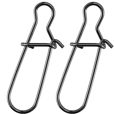 #ad 50 100pcs Fishing Snaps Duo Lock Snap 25 220Lb Stainless Steel Quick Change Clip $7.59
